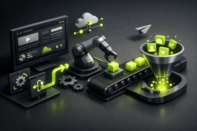 Portada del artículo: Automatización web inteligente que convierte