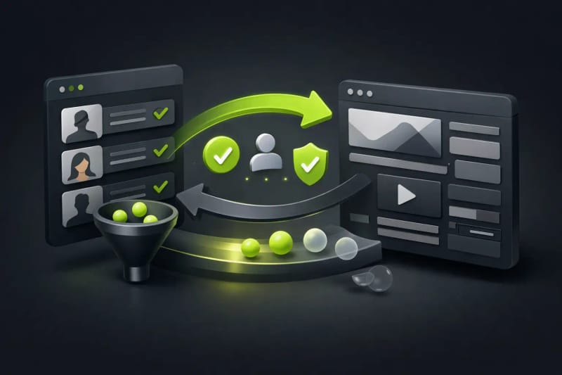 Portada del artículo: Cómo conectar CRM con Webflow sin perder leads