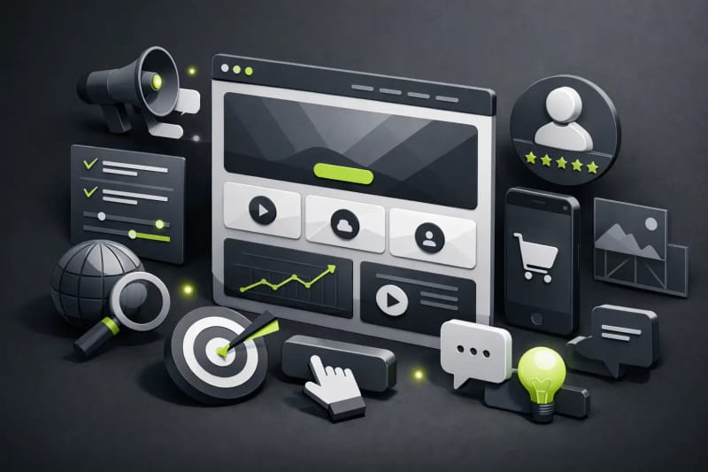 Article cover: 9 Key Elements of a Homepage That Actually Convert