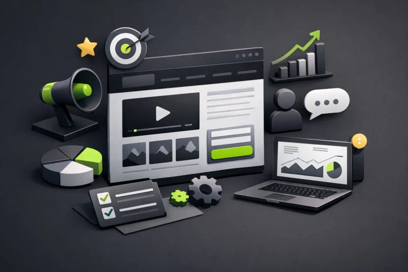 Article cover: 8 Key Elements of an Effective Landing Page