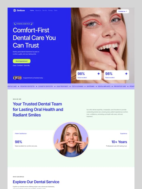 Smiluxe — web Flow™