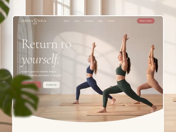 Portada de Serena Yoga