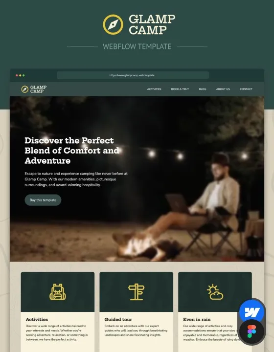 Glamp Camp — web Flow™