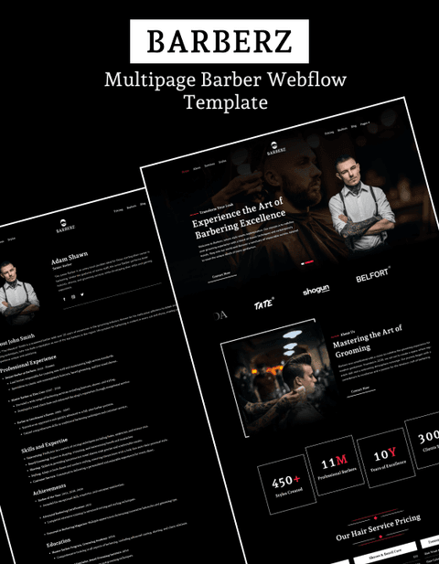 Barberz — web Flow™
