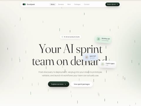 TerraSprint AI — web Flow™