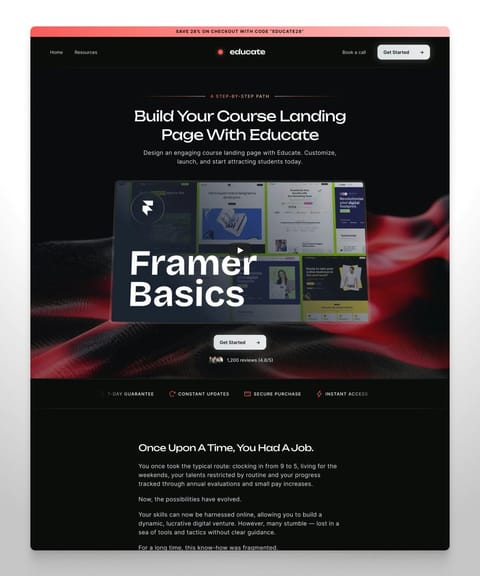 Educate — web Flow™