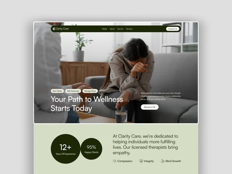 Clarity Care — web Flow™