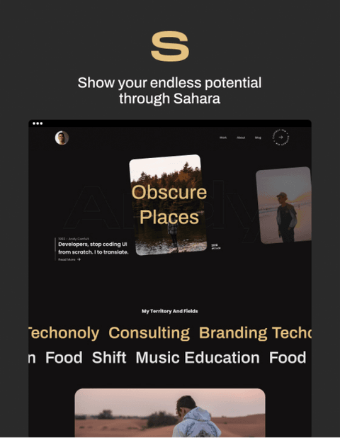 Sahara — web Flow™