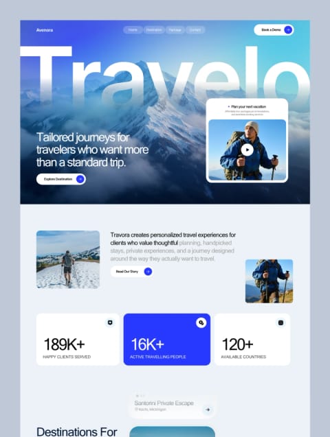 Avenora — web Flow™