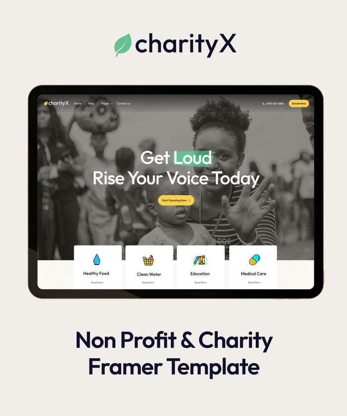 Portada de CharityX