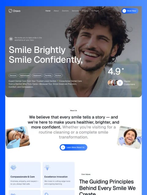 Oravo — web Flow™