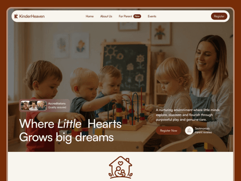 KinderHeaven — web Flow™