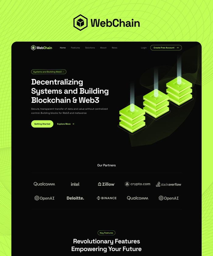 Portada de Webchain