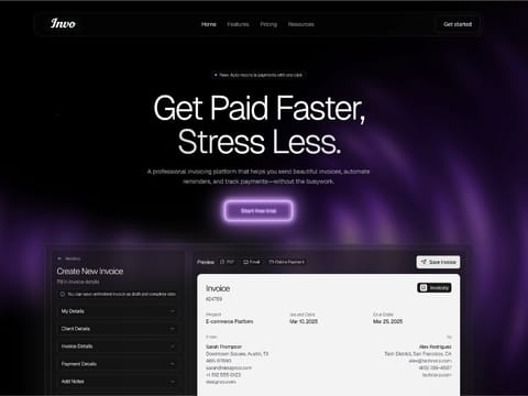 Invoicely — web Flow™