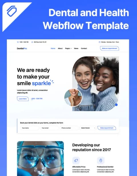 DentistPro, web Flow™