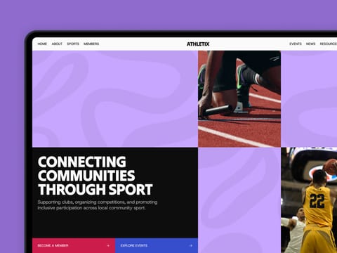 Athletix — web Flow™