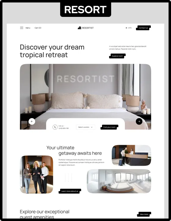 RESORTIST — web Flow™