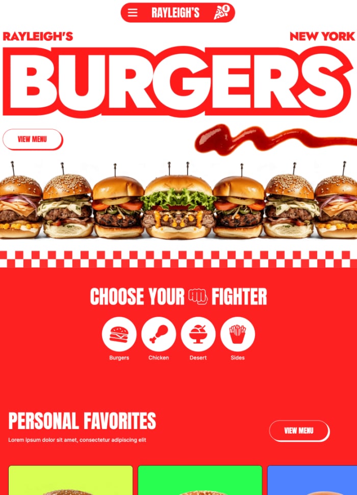 Portada de Rayleigh's Burgers