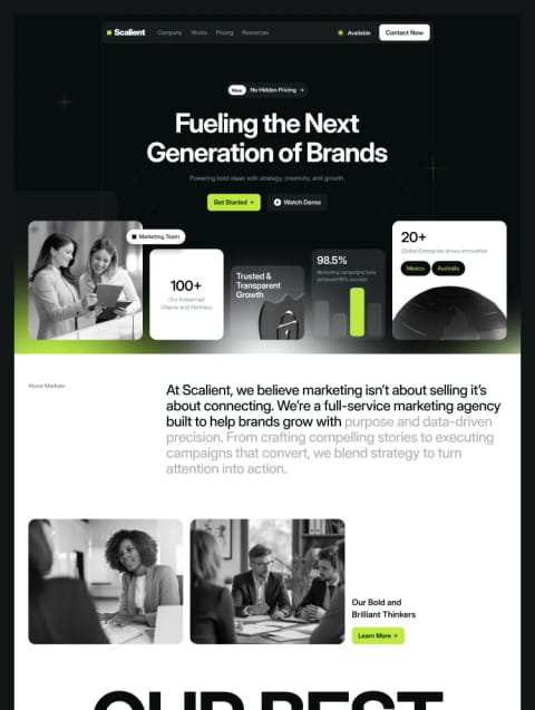 Scalient — web Flow™
