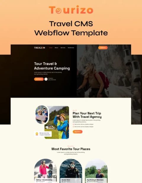 Trekzon — web Flow™