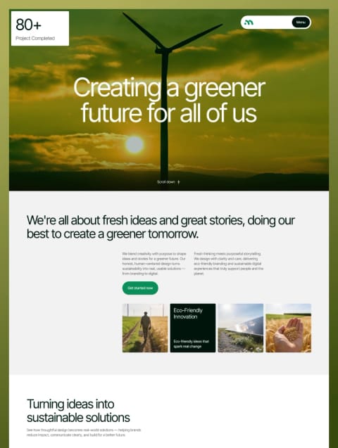 Greeniq, web Flow™