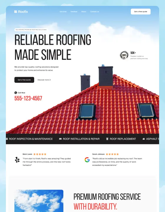 Roofix — web Flow™