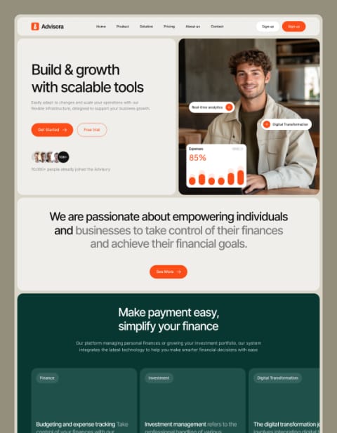 Advisora — web Flow™