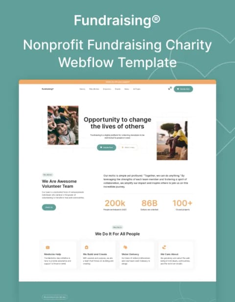 Fundraising — web Flow™