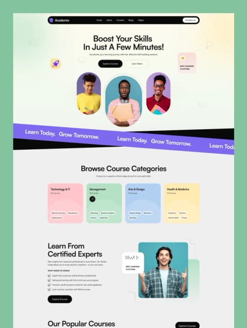 Academix — web Flow™
