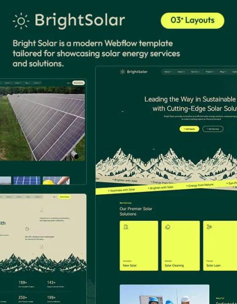 Bright Solar, web Flow™