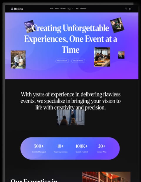 Hosteve — web Flow™
