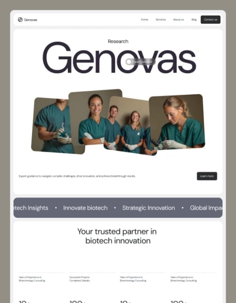 Genovas — web Flow™