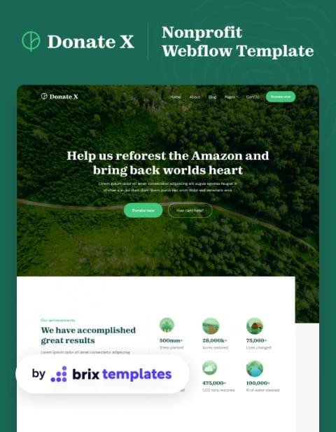 Donate X — web Flow™