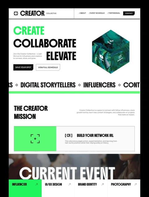 CreatorCollective — web Flow™