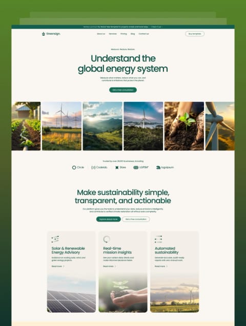Greensign — web Flow™