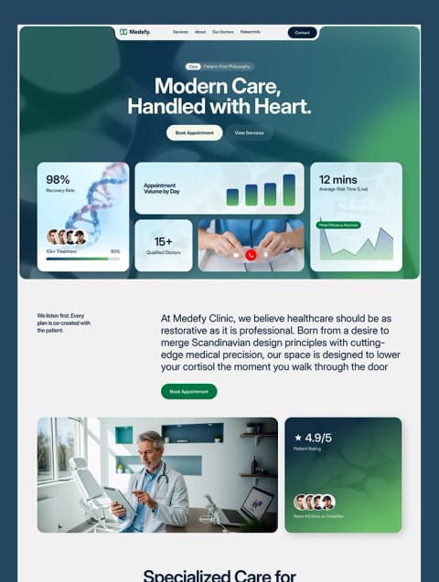 Medefy — web Flow™