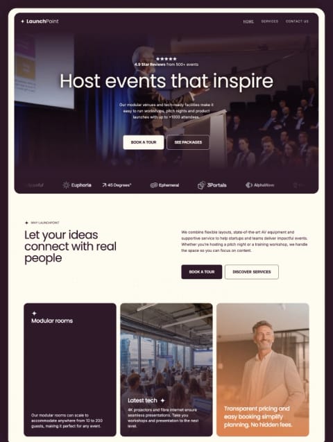 Launch Point — web Flow™