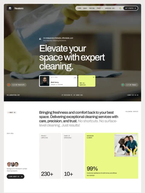 Neatenn, web Flow™