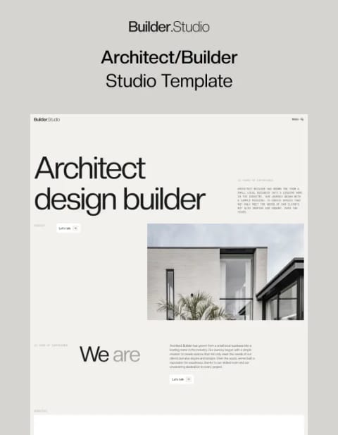 Builder Studio — web Flow™