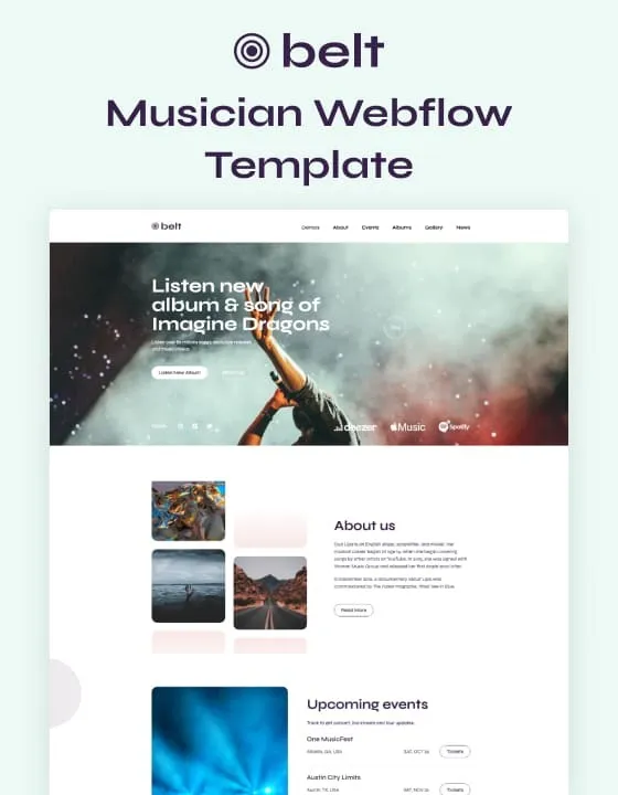 Belt, web Flow™