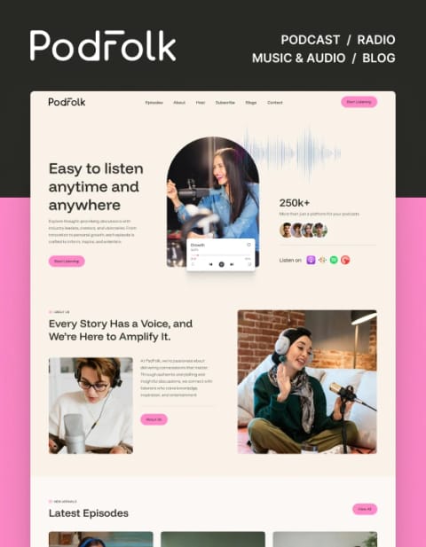 PodFolk, web Flow™