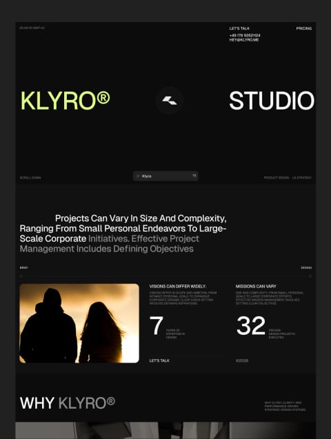 Klyro Studio — web Flow™