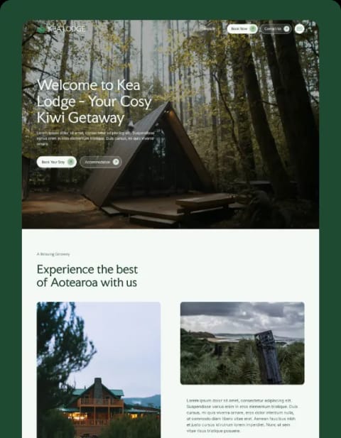 Kea Lodge — web Flow™