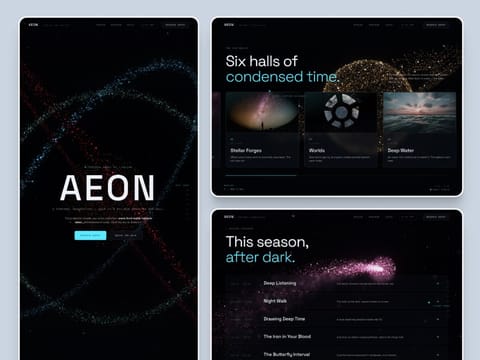 Aeon Observatory — web Flow™