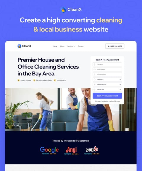CleanX, web Flow™