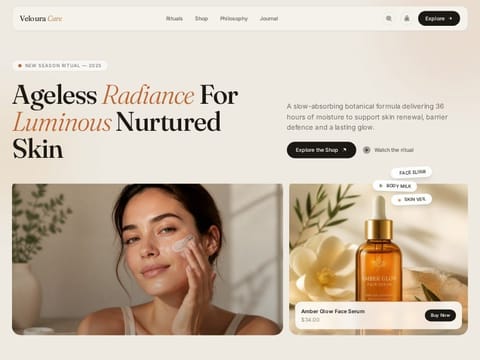 Veloura — web Flow™
