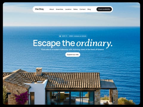 The Stay — web Flow™