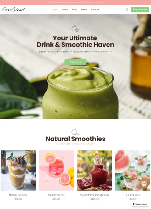 PureBlend, web Flow™