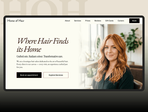 Hair Salon, web Flow™