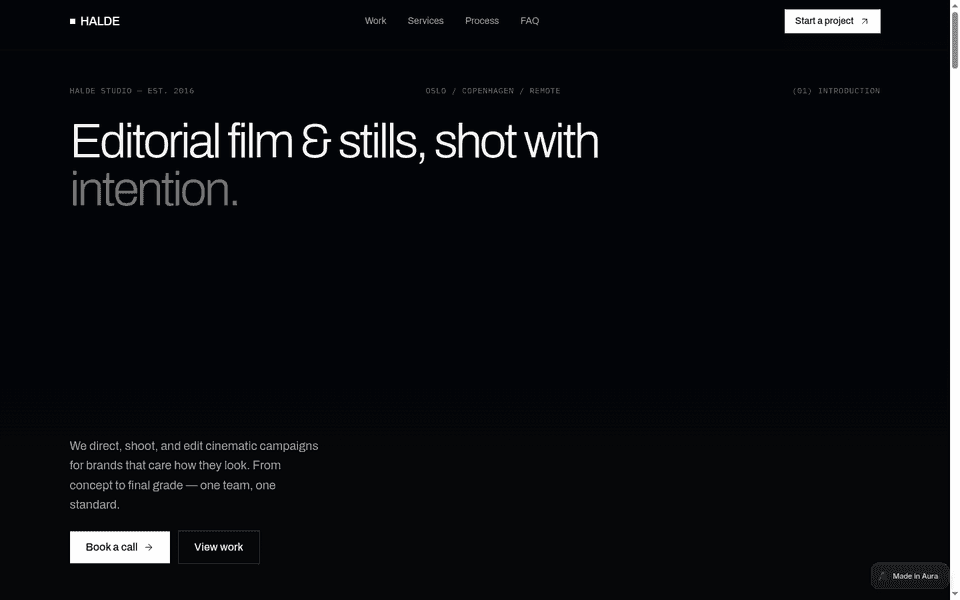 Editorial Film — vista 1